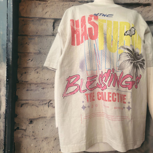My Blessing  OverSized Acid Wash T-Shirt - Pre - Sale